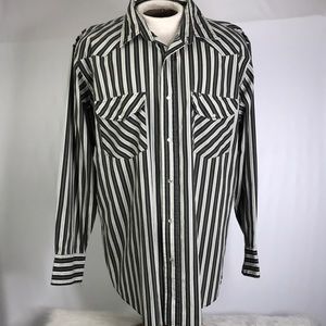 Rock Creek Ranch Western Pearl Snap Button Down Shirt